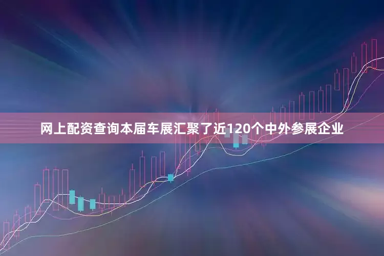 网上配资查询本届车展汇聚了近120个中外参展企业