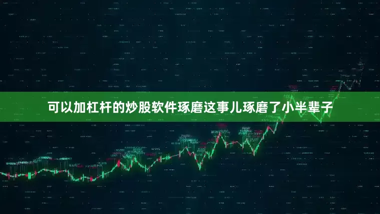 可以加杠杆的炒股软件琢磨这事儿琢磨了小半辈子